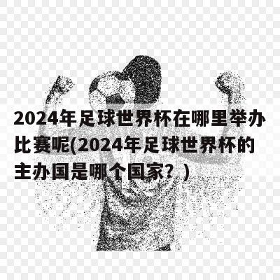 2024年足球世界杯在哪里举办比赛呢(2024年足球世界杯的主办国是哪个国家？)